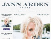 Tablet Screenshot of jannarden.com